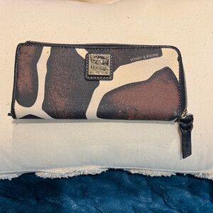 Dooney & Bourke Cow Print Wallet